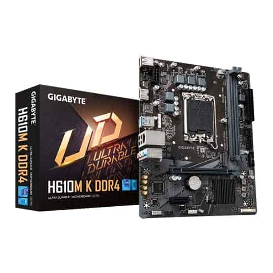 Gigabyte H610M K DDR4 Micro-ATX Motherboard